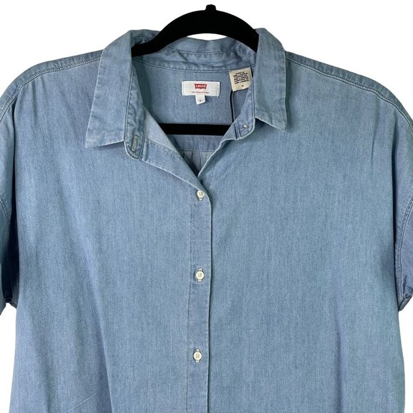 Levi's Light Blue Denim Shirt - Picture 2 of 8